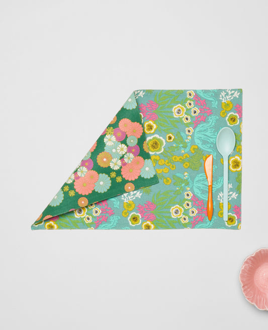 Table Mat - set of 4 - Swainston green/mellow green