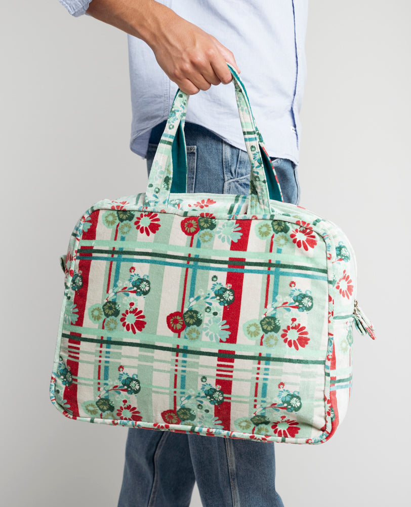 Weekend Bag Velvet - Dundee sauge