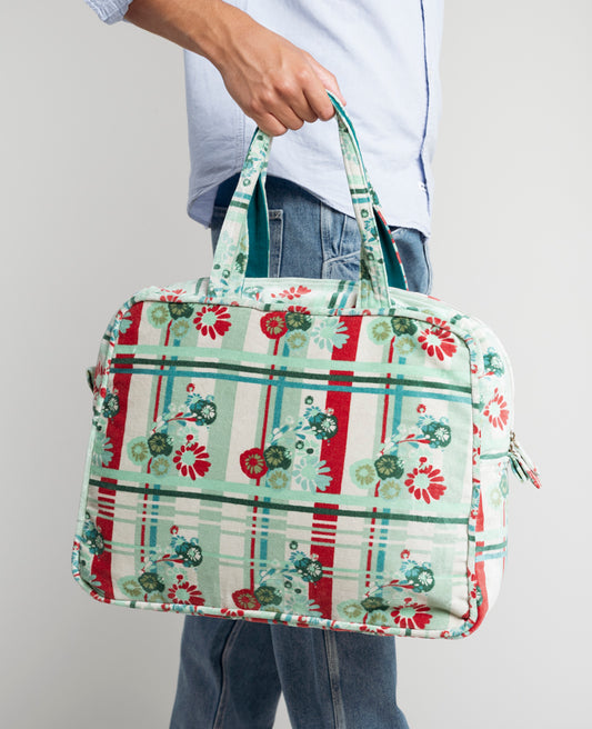 Weekend Bag Velvet - Dundee sauge