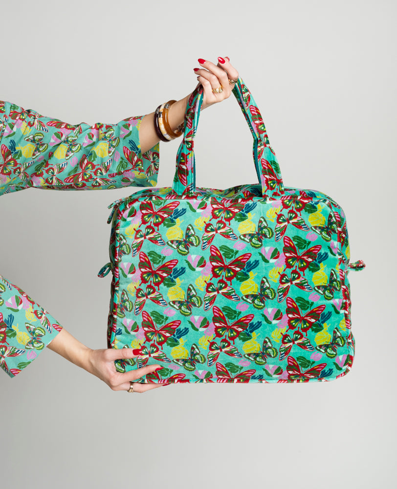 Sac weekend Velours - Holy bisquay