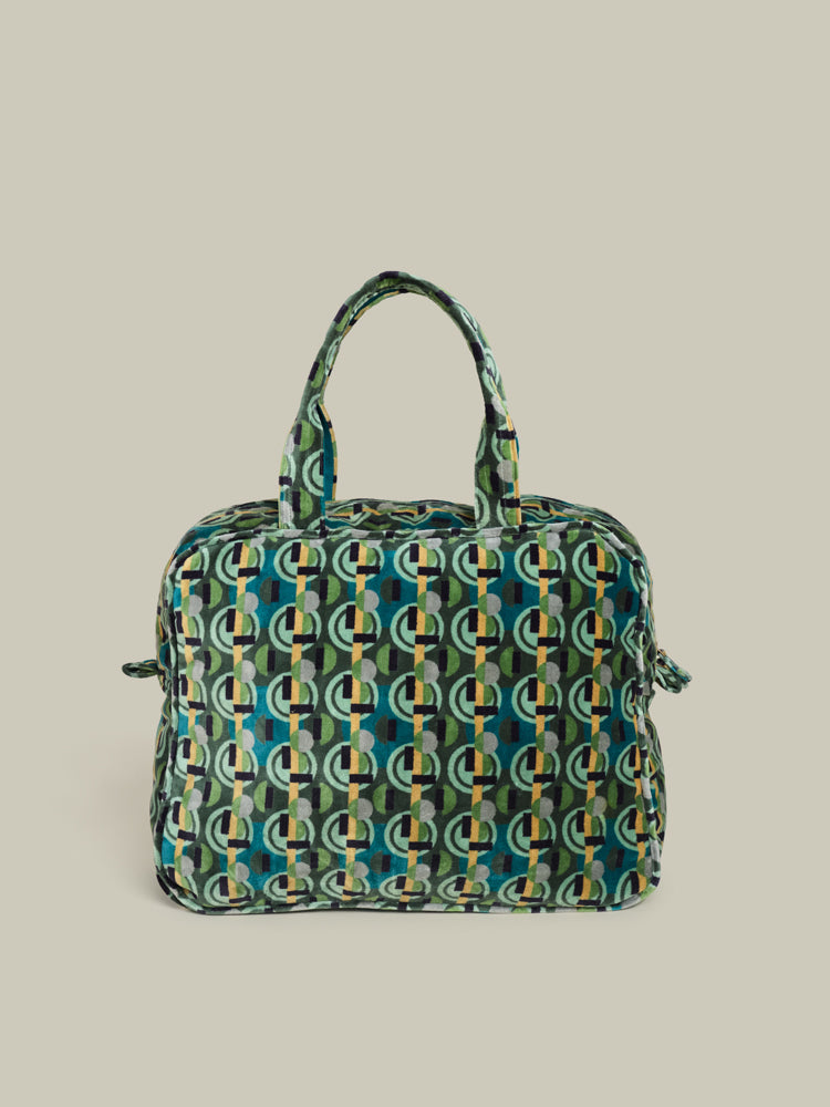 Velvet Weekend Bag, Sonia Moss Print