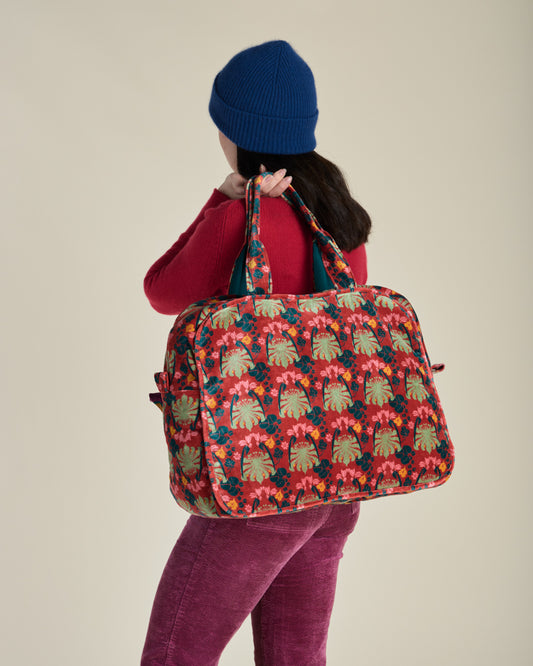Velvet Weekend Bag, William Brick Print