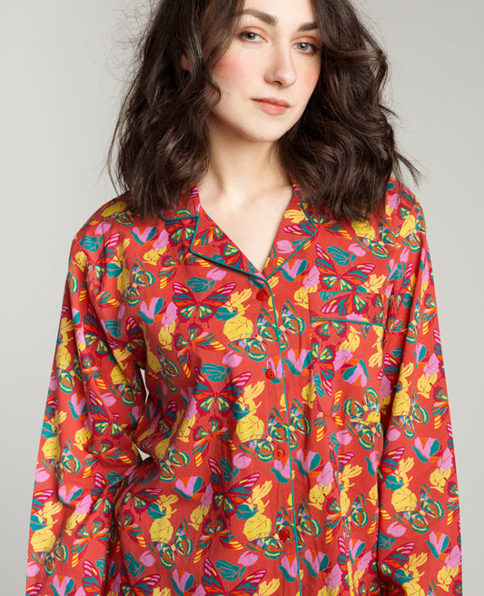 Pyjama (taille 2) - Holy red clay