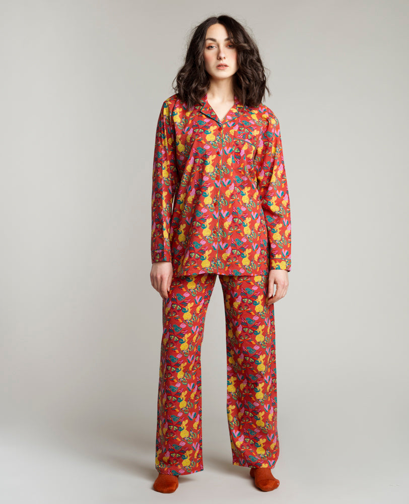 Pyjama (size 1) - Holy red clay