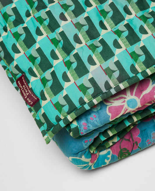 Boutis - Cosmos teal