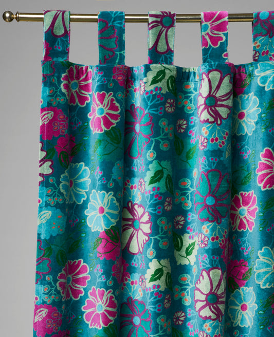Curtain Velvet - Cosmos teal