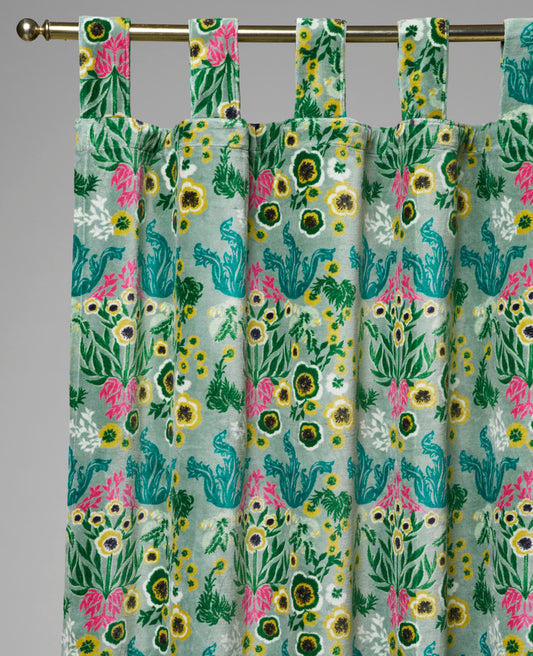 Curtain Velvet - Swainston green