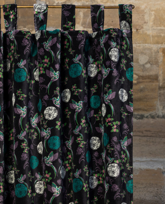 Curtain Velvet - Sintra black