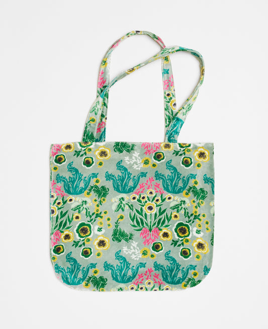 Totebag Velvet - Swainston green