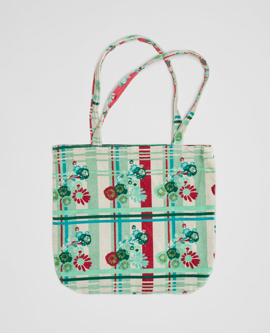Totebag Velvet - Dundee sauge