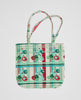 Totebag Velours - Dundee sauge