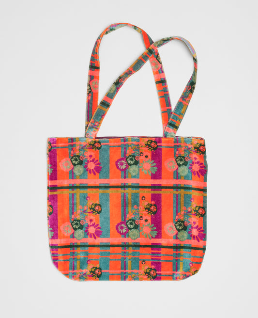 Totebag Velvet - Dundee orange