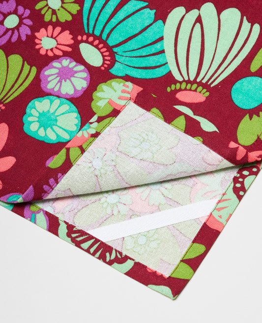 Tea Towel - Molly burgundy
