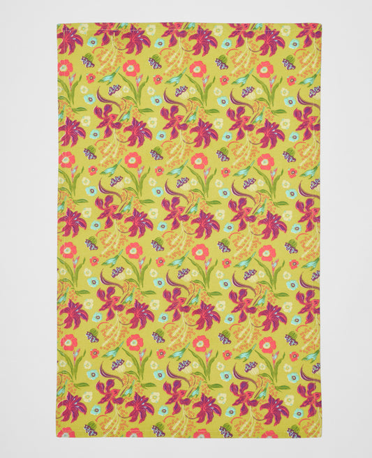 Tea Towel - Iris gold