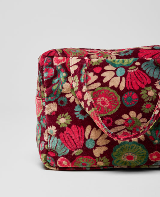 Small bag Velvet - Molly burgundy
