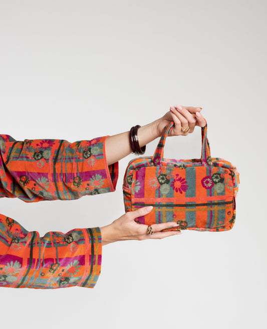 Small bag Velvet - Dundee orange