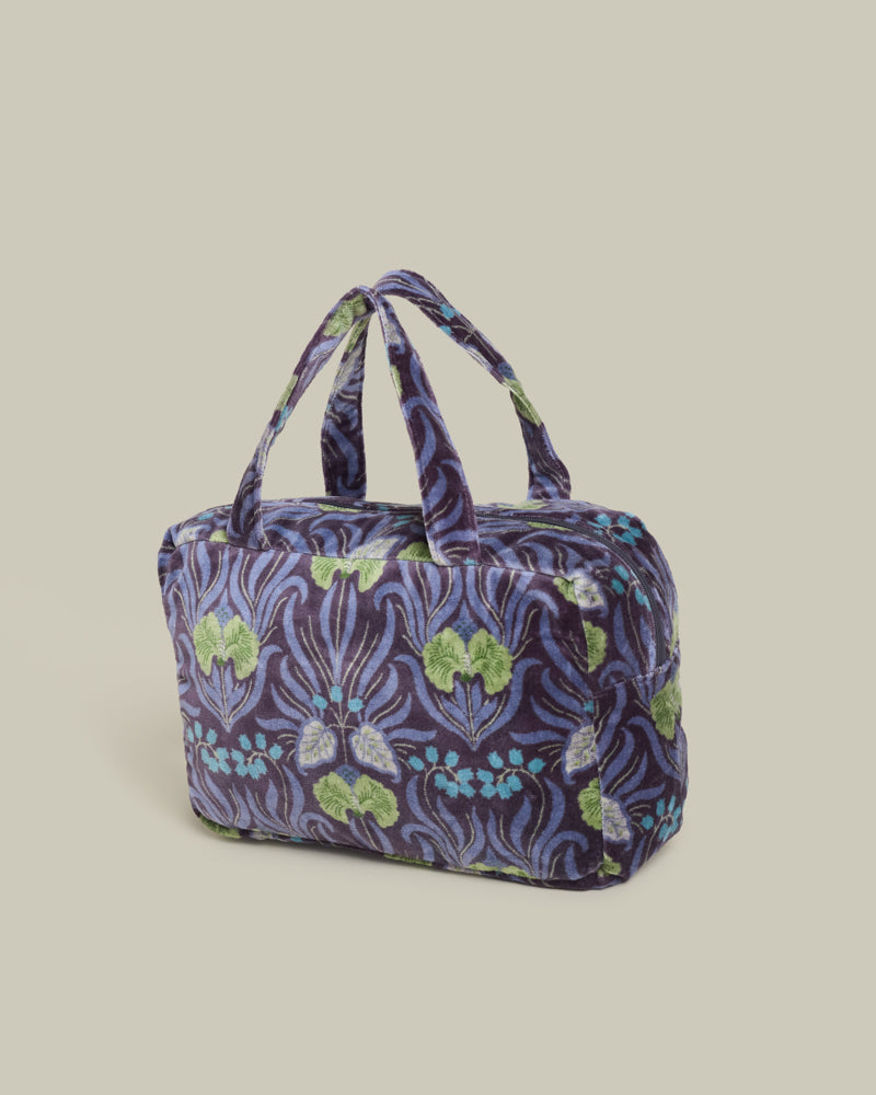 Small bag Velvet - Muguet blue