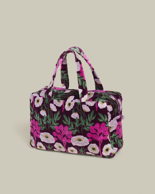 Small bag Velvet - Poppy fig