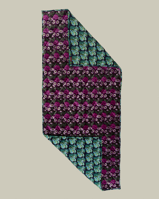 Throw Velvet - Poppy fig
