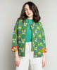 Kantha reversible jacket  Muguet bayou / Holy red clay