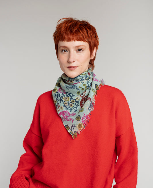 Woolen Scarf - Swainston green