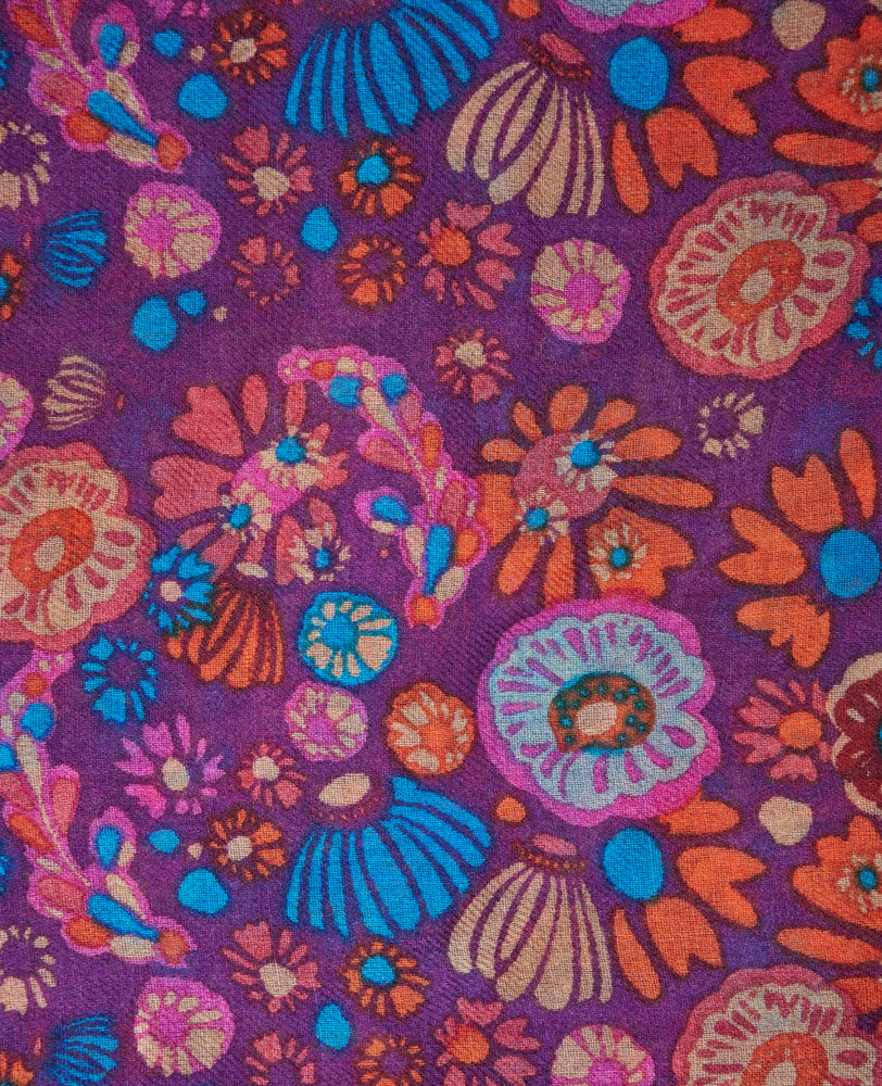 Woolen Scarf - Molly burgundy