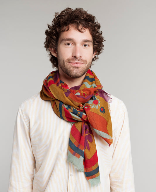 Woolen Scarf - Dundee orange