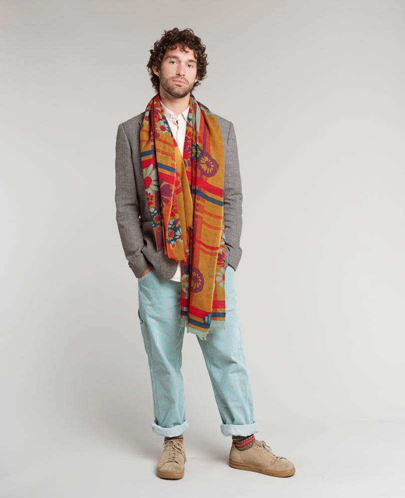 Woolen Scarf - Dundee orange
