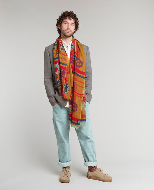Woolen Scarf - Dundee orange