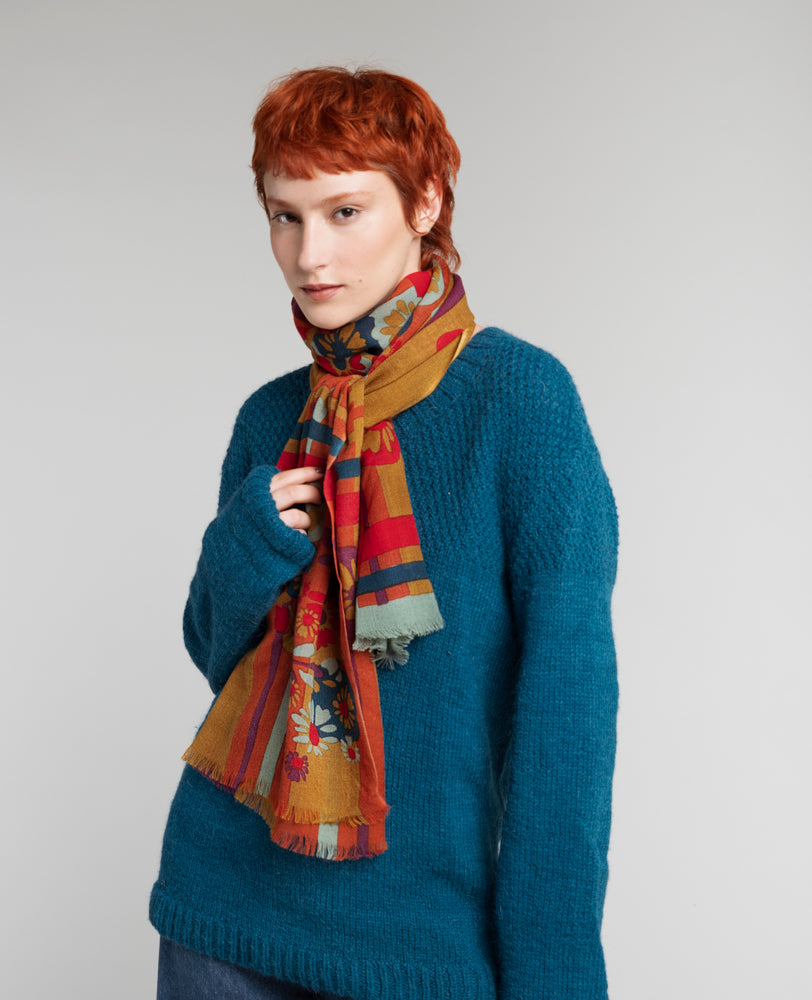 Woolen Scarf - Dundee orange