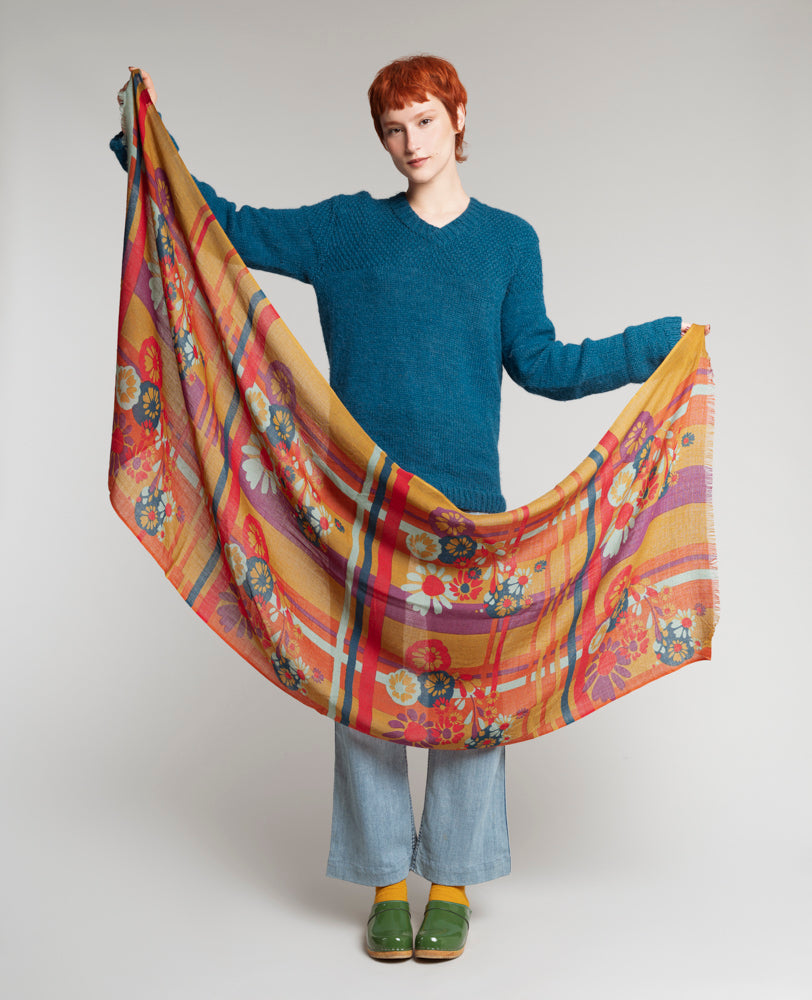 Woolen Scarf - Dundee orange