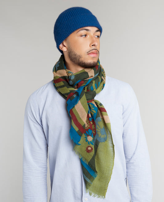 Woolen Scarf - Dundee green