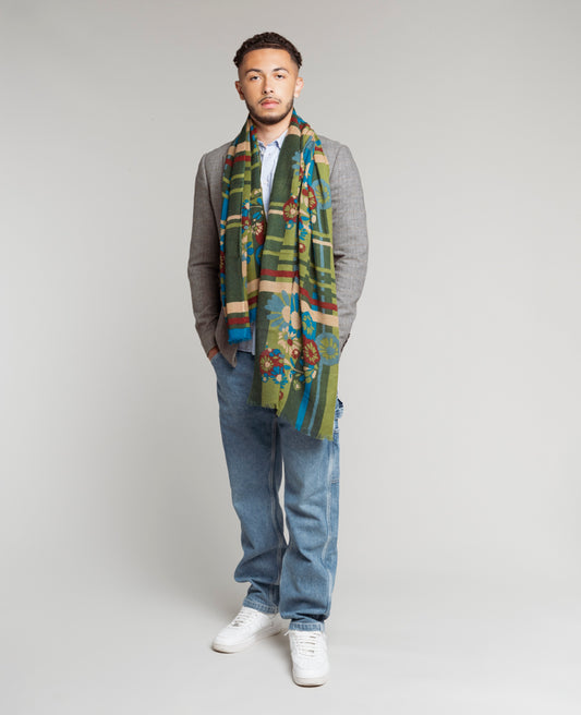 Woolen Scarf - Dundee green