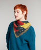Woolen Square Scarf - Garden