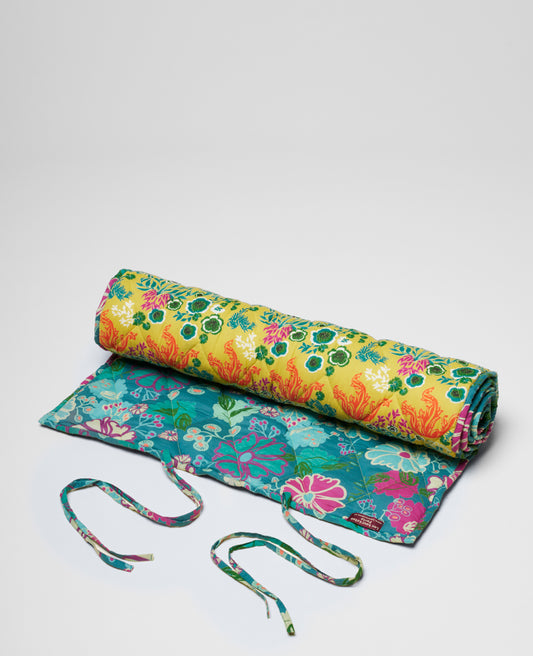 Yoga Mat - Swainston gold/Cosmos teal