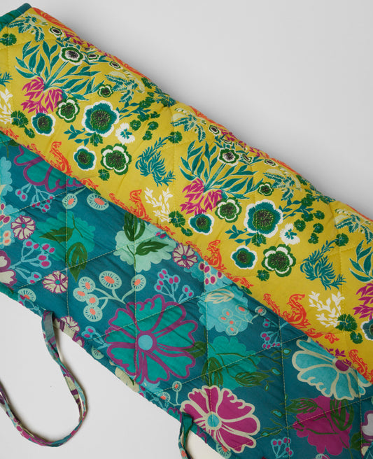 Yoga Mat - Swainston gold/Cosmos teal