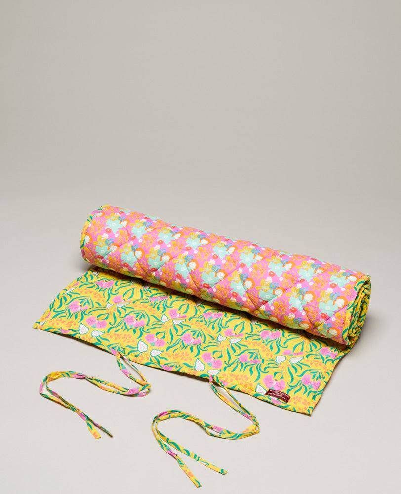 Tapis de Yoga - Mackintosh purple / Muguet yellow