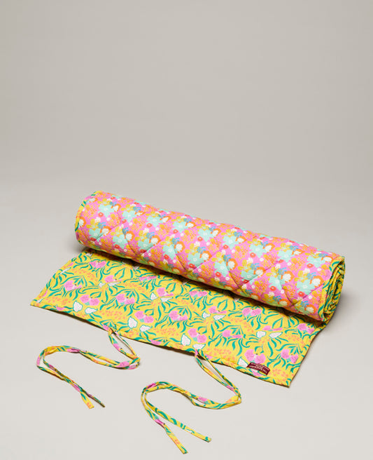 Tapis de Yoga - Mackintosh purple / Muguet yellow